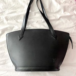 Louis Vuitton Black Epi Leather Saint Jacques PM